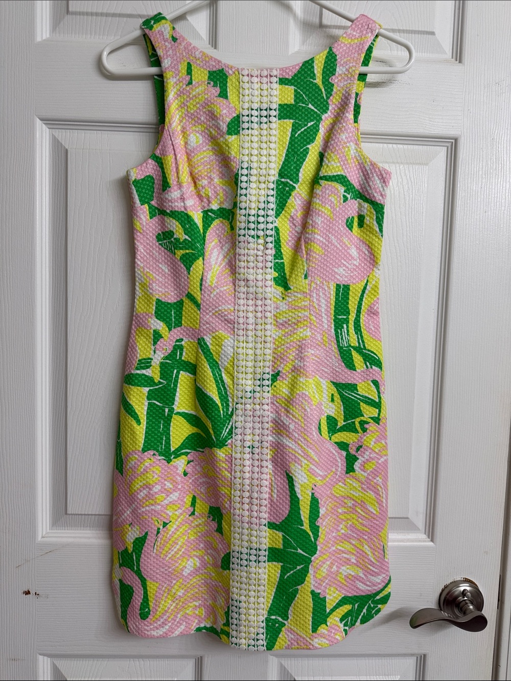 Lilly Pulitzer Bright Floral Shift Dress in Pink, Green & Yellow size 2 - Picture 1 of 6